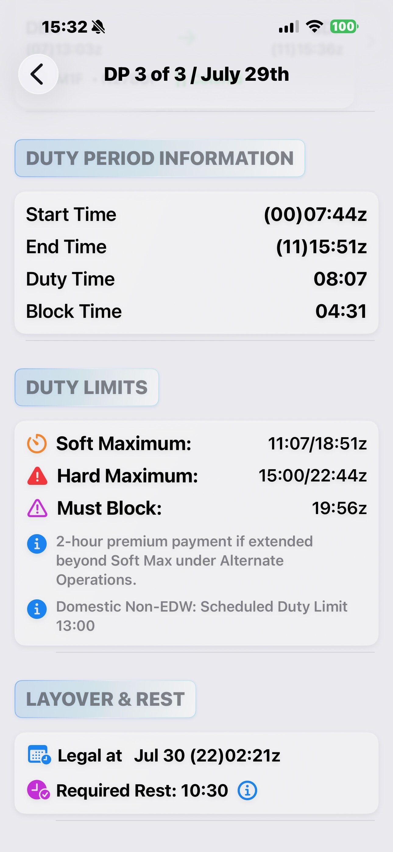 CrewLu Duty Management